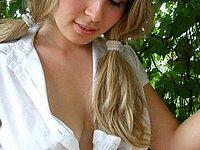 Sexy Blondine - intime erotische Bilder