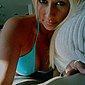 Scharfes blondes Luder privat nackt